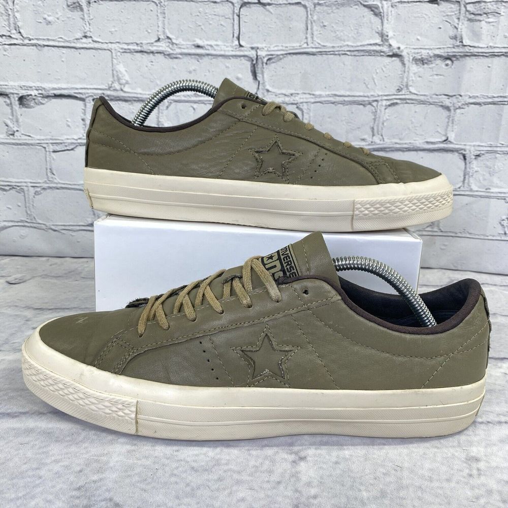 Converse One Star Pro CONS Leather Sneaker Size‎ 9M 10.5W 153707C Jute/Parchment